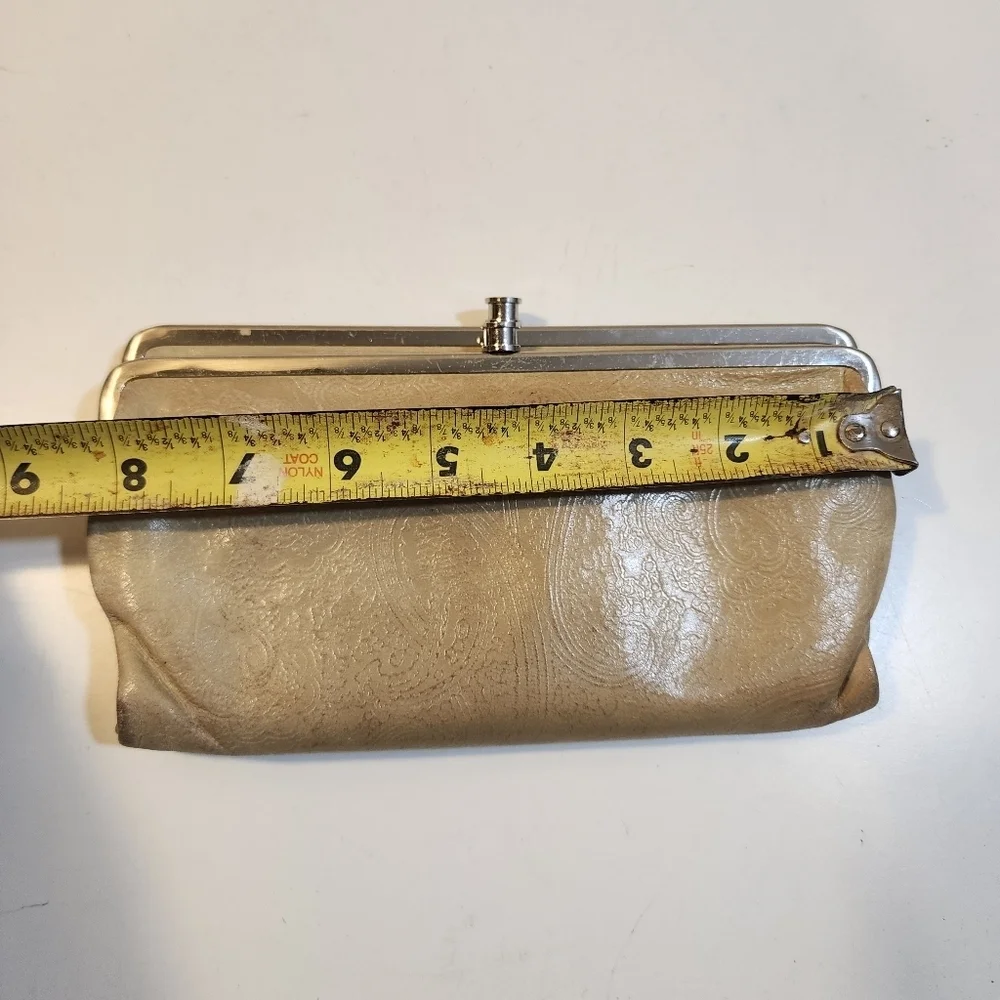 Hobo International Vintage Leather Elegant Tan Clutch Bag
